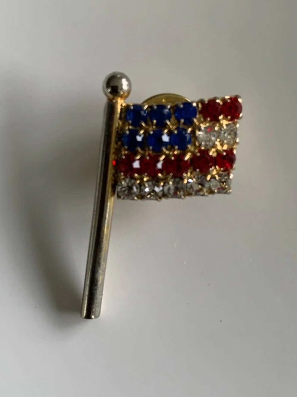 Patriotic USA Flag Pin Trio